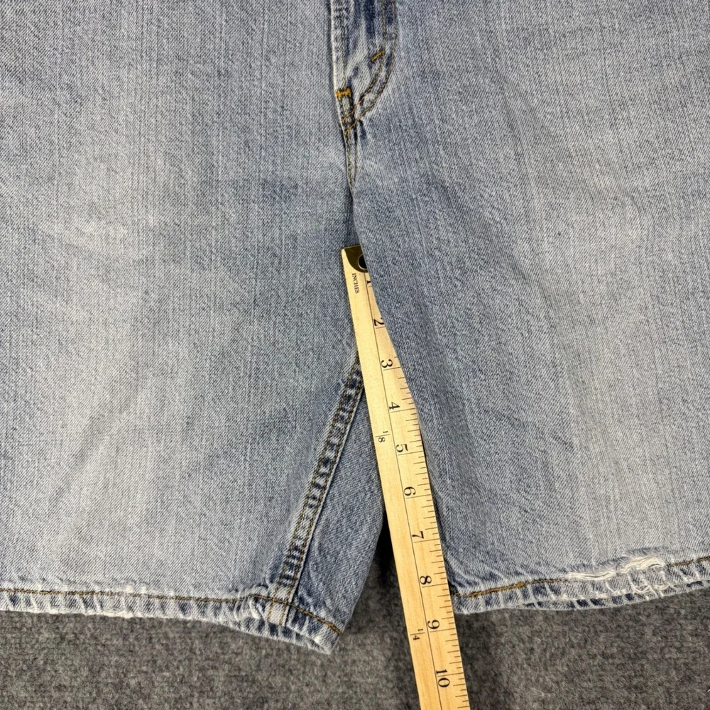 Levi's 505 Regular Fit Denim Shorts Men's 33 Light Wash Blue Jorts Y2K
